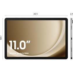 Samsung x210 galaxy tab a9+ 11", wi-fi, 128gb 8gb ram, argent
