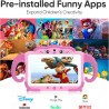 Tablette pour enfant 7 pouces android tablette enfants avec wifi bleutooth contrôle parental logiciel enfant pré-installé quad c
