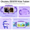 Okulaku tablette pour enfant 7 pouces android avec wifi bleutooth contrôle parental logiciel enfant pré-installé quad core 32go 