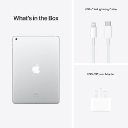 2021 Apple iPad (10,2-pouces, Wi-Fi, 64 Go) Argent (Reconditionné)