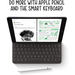2021 Apple iPad (10,2-pouces, Wi-Fi, 256 GB) Argent (Reconditionné)