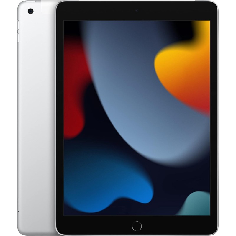 Apple 2021 iPad (10,2-Pouces, Wi-FI + Cellulaire, 256 Go) Argent (Reconditionné)