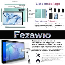 Android 15 Tablette 10 Pouces avec Gemini AI, Octa-Core Tablettes PC, 30 GO RAM+ 64 GO ROM (1TO TF), 3.5mm Audio/ WiFi 6 & BT 5.