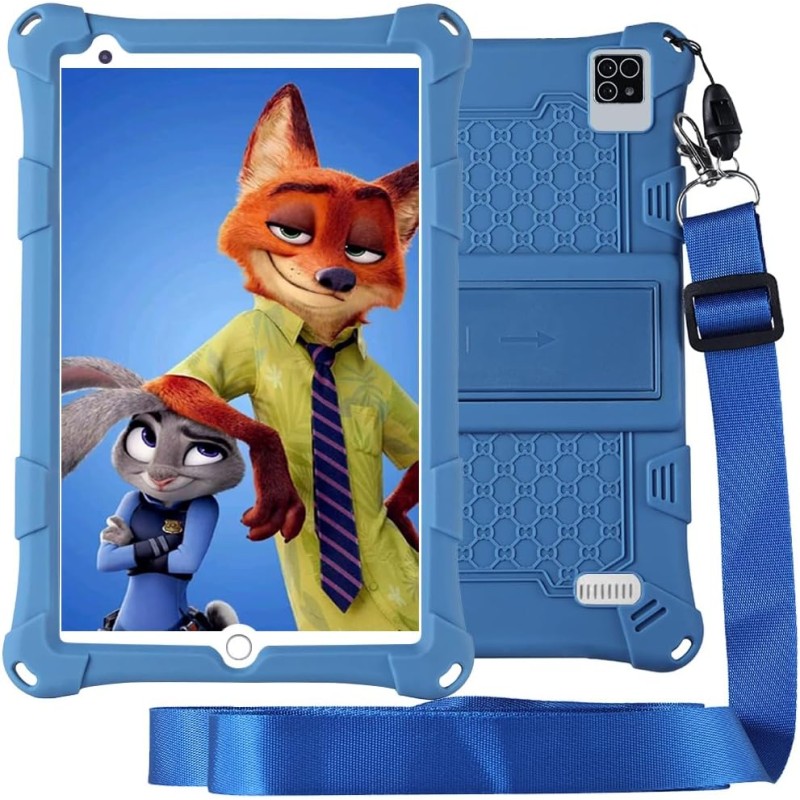 Tablette Enfants, 8 Pouces, Android, 6+10 RAM, 128Go ROM (Carte TF 256 Go), certifiée Google, Logiciel Enfant préinstallé, Wi-FI