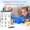 Tablette Enfants, 8 Pouces, Android, 6+10 RAM, 128Go ROM (Carte TF 256 Go), certifiée Google, Logiciel Enfant préinstallé, Wi-FI