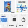 Tablette Enfants, 8 Pouces, Android, 6+10 RAM, 128Go ROM (Carte TF 256 Go), certifiée Google, Logiciel Enfant préinstallé, Wi-FI
