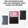 Samsung Galaxy Tab S10 Lite, 10.9", Wi-FI, 256Go, Tablette Android, S Pen Inclus, Argent, Chargeur Secteur Rapide 25W Inclus, Ve