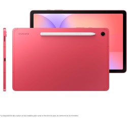 Samsung Galaxy Tab S10 Lite, 10.9", Wi-FI, 256Go, Tablette Android, S Pen Inclus, Corail, Chargeur Secteur Rapide 25W Inclus, Ve