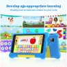 Tablette enfants 7 pouces, android tablette pour enfant 5gb ram 32gb rom (tf 128gb), avec applications éducatives et contrôle pa