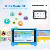 Tablette enfants 7 pouces, android tablette pour enfant 5gb ram 32gb rom (tf 128gb), avec applications éducatives et contrôle pa
