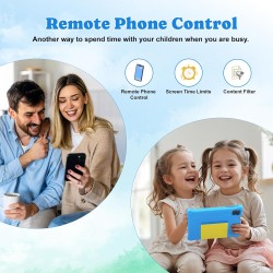 Tablette enfants 7 pouces, android tablette pour enfant 5gb ram 32gb rom (tf 128gb), avec applications éducatives et contrôle pa