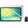 Samsung Galaxy Tab S10 FE, Tablette Android WIFI 10.9" 128 Go, S Pen inclus, Certification IP68, Argent, Chargeur Secteur Rapide