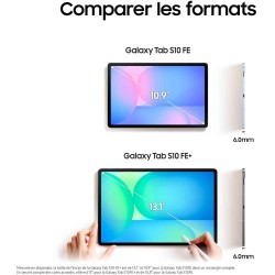 Samsung Galaxy Tab S10 FE, Tablette Android WIFI 10.9" 128 Go, S Pen inclus, Certification IP68, Bleu, Chargeur Secteur Rapide 2