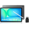Samsung Galaxy Tab S10 FE, Tablette Android 5G 10.9" 128 Go, S Pen inclus, Certification IP68, Gris Anthracite, Chargeur Secteur