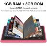 7 pouces tablette tactile, android 5.0 quad core tablet pc, 1go ram 8go rom, double caméras, wifi, bleutooth, bleu