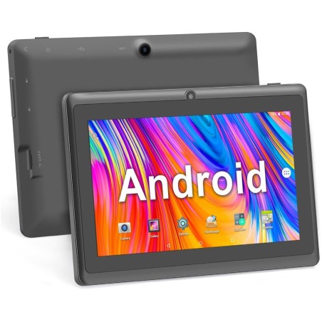 7 pouces tablette tactile, android 5.0 quad core tablet pc, 1go ram 8go rom, double caméras, wifi, bleutooth, bleu