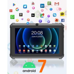 Tablette Android, Tablette 7 Pouces, avec Support, Compatible avec Une Carte TF de 256 Go, Bleu