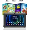 Tablette Android, Tablette 7 Pouces, avec Support, Compatible avec Une Carte TF de 256 Go, Bleu