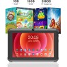 Tablette Android, Tablette 7 Pouces, avec Support, Compatible avec Une Carte TF de 256 Go, Rouge