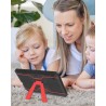 Tablette Android, Tablette 7 Pouces, avec Support, Compatible avec Une Carte TF de 256 Go, Rouge