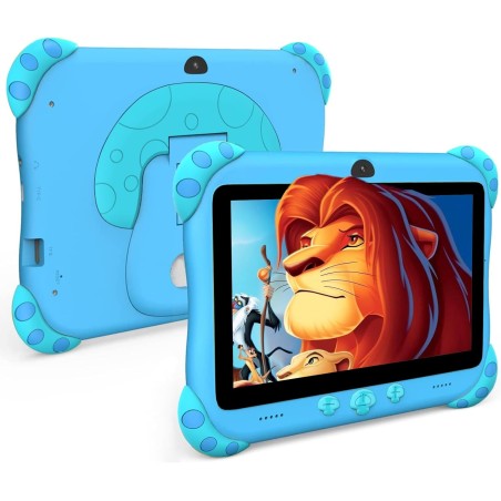 Tablette enfants,7 pouces android tablette educative pour enfant avec wifi, quad core,2g 32g,bleutooth,contrôle parental,logicie
