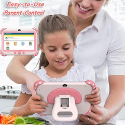 Tablette pour enfant,7 pouces android tablette enfants avec wifi,hd,bleutooth,contrôle parental, logiciel enfant pré-installé qu