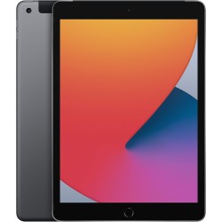 2020 Apple iPad (10,2-pouces, Wi-Fi + Cellulaire, 128 Go) Gris Sidéral (Reconditionné)