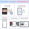 Tablette Android 15 Tablette 10 Pouces 20Go RAM + 128Go ROM(2To Extensible), Octa-Core, GMS Tablette Tactile, WiFi 6, 5G Wi-FI, 