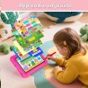 Tablette Enfants 7 Pouces,Android 13,8Go(4+4)+64Go,Octo-Core,Double Caméra,Contrôle Parental, Coque Antichoc (Rose)