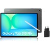 Samsung Galaxy Tab S10 FE+, Tablette Android 5G 13.1" 256 Go, S Pen inclus, Certification IP68, Gris Anthracite, Chargeur Secteu