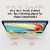 Tablette 10 pouces android 14 avec octa-core, 36gb ram+128gb rom (1tb tf), 2.4g+ 5gwifi, bleutooth 5.0, gps, 8000mah,13mp+8mp, f