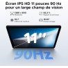 DOOGEE Tab A9+ Android 16 Tablette 11 Pouces, 20Go + 64Go (TF 2To) Unisoc T7200 8 580 mAh Gaming Tablette Wi-FI 5, 13 MP/FM/Face