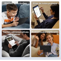 DOOGEE Tab A9+ Android 16 Tablette 11 Pouces, 20Go + 64Go (TF 2To) Unisoc T7200 8 580 mAh Gaming Tablette Wi-FI 5, 13 MP/FM/Face