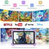 Tablette Enfants 7 Pouces Andriod Quad Core - 2 Go RAM 32 Go ROM 128 Go Extension - Contrôle Parental, Éducative et Divertissant