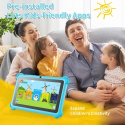 Tablette Enfants 7 Pouces Andriod Tablette pour Enfants avec WiFi IPS Display 2 Go RAM 32 Go ROM Bebe Tablette Contrôle Parental