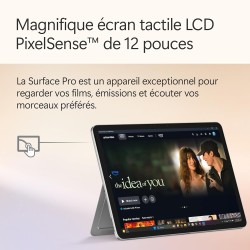 Microsoft Surface Pro | Copilot+ PC | Ecran Tactile LCD 12” | Snapdragon® X Plus | 16Go RAM | Stockage 512Go | Dernier Modèle | 