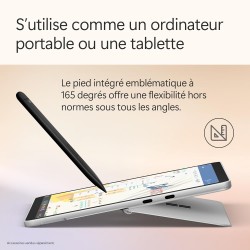 Microsoft Surface Pro | Copilot+ PC | Ecran Tactile LCD 12” | Snapdragon® X Plus | 16Go RAM | Stockage 512Go | Dernier Modèle | 