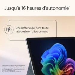 Microsoft Surface Pro | Copilot+ PC | Ecran Tactile LCD 12” | Snapdragon® X Plus | 16Go RAM | Stockage 512Go | Dernier Modèle | 