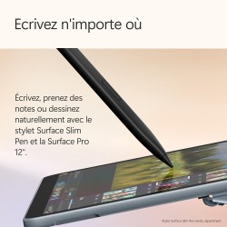 Microsoft Surface Pro | Copilot+ PC | Ecran Tactile LCD 12” | Snapdragon® X Plus | 16Go RAM | Stockage 512Go | Dernier Modèle | 