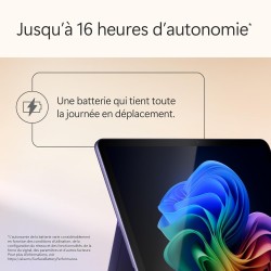 Microsoft Surface Pro | Copilot+ PC | Ecran Tactile LCD 12” | Snapdragon® X Plus | 16Go RAM | Stockage 512Go | Dernier Modèle | 