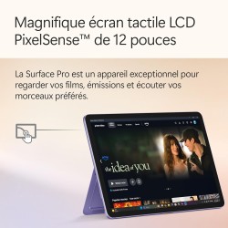Microsoft Surface Pro | Copilot+ PC | Ecran Tactile LCD 12” | Snapdragon® X Plus | 16Go RAM | Stockage 512Go | Dernier Modèle | 