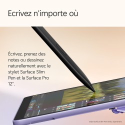 Microsoft Surface Pro | Copilot+ PC | Ecran Tactile LCD 12” | Snapdragon® X Plus | 16Go RAM | Stockage 512Go | Dernier Modèle | 