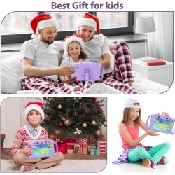 Tablette pour Enfant 7 Pouces Android Tablette Enfants avec WiFi 32Go ROM Tablet Tactile Educative Contrôle Parental Double Camé