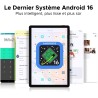 DOOGEE U11 Tablette Android 16 avec Gemini AI,11 Pouces 90 Hz,16GB RAM+128GB ROM(2TB TF),Octa-Core Tablette Android, 8580mAh,Cor