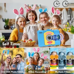 Tablette enfants 7 pouces android, ram 8 (3+5) go, rom 64 go (tf 128 go), gms certified, apps pré-installé, éducative, contrôle 