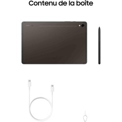 Samsung Galaxy Tab S9 Tablette avec Galaxy AI, Android, 11" 256Go de Stockage, Lecteur MicroSD, Wifi, S Pen Inclus, Anthracite, 
