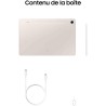 Samsung Galaxy Tab S9 Tablette avec Galaxy AI, Android, 11" 128Go de Stockage, Lecteur MicroSD, Wifi, S Pen Inclus, Crème, Exclu