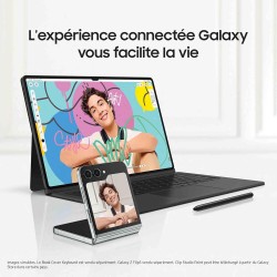 Samsung Galaxy Tab S9 Tablette avec Galaxy AI, Android, 11" 128Go de Stockage, Lecteur MicroSD, Wifi, S Pen Inclus, Crème, Exclu