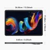 TCL NXTPAPER 11 Plus avec étui Rabattable et Stylet T-Pen, écran NXTPAPER 4.0 de 11,5" 2.2K, Intelligence Artificielle intégrée,