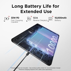 TCL NXTPAPER 14 - étui à Rabat - T-Pen - Tablette Wi-FI Display NXTPAPER 14 Pouces 16GB RAM, 256GB ROM Batterie 10000mAh Charge 